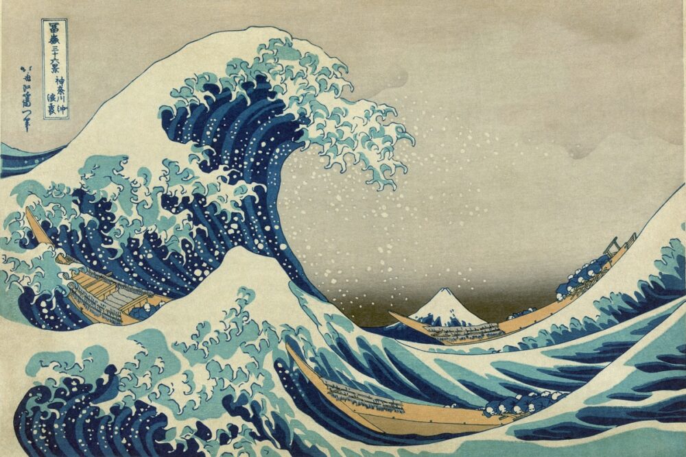 The Great Wave off Kanagawa คลื่นที่สวยที่สุดในโลก